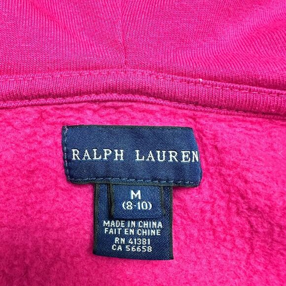 POLO Ralph Lauren Hoodie Size MEDIUM 8-10 - Picture 11 of 11